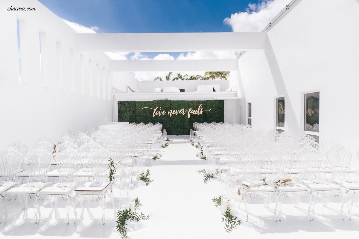 Bridal Bliss: Brooke and Layne's White-Hot Miami Wedding Was A Real Showstopper