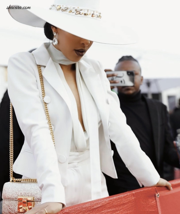 #STYLEGIRL: Sarah Langa Defines ‘Idris Elba’s’ Boasty Song With This All White Look