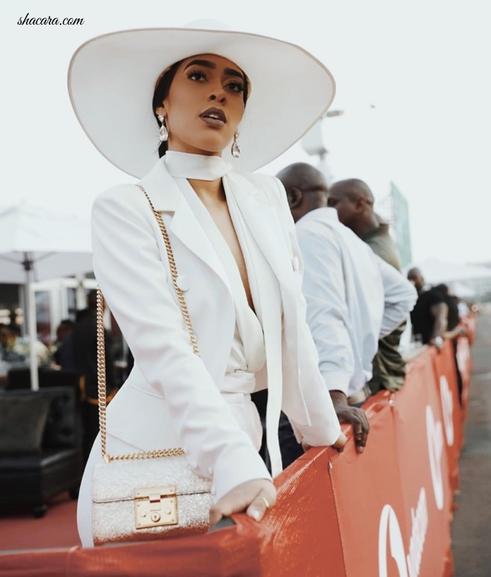 #STYLEGIRL: Sarah Langa Defines ‘Idris Elba’s’ Boasty Song With This All White Look