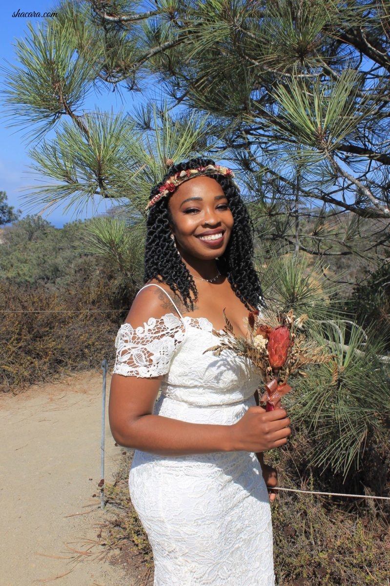 Bridal Bliss: Camille and Kristen's Cliffside Wedding Took Us To New Heights