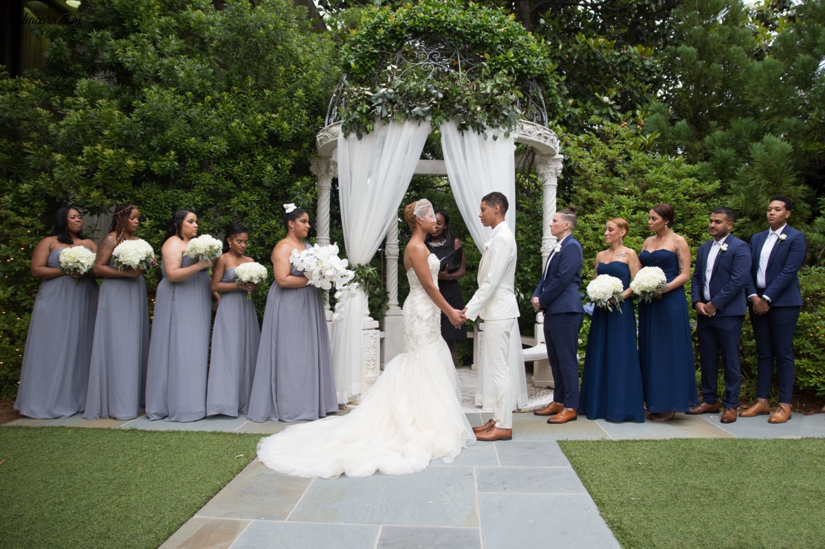 Bridal Bliss: Tiffany and Alyssa Went From DMs To 'I Do'