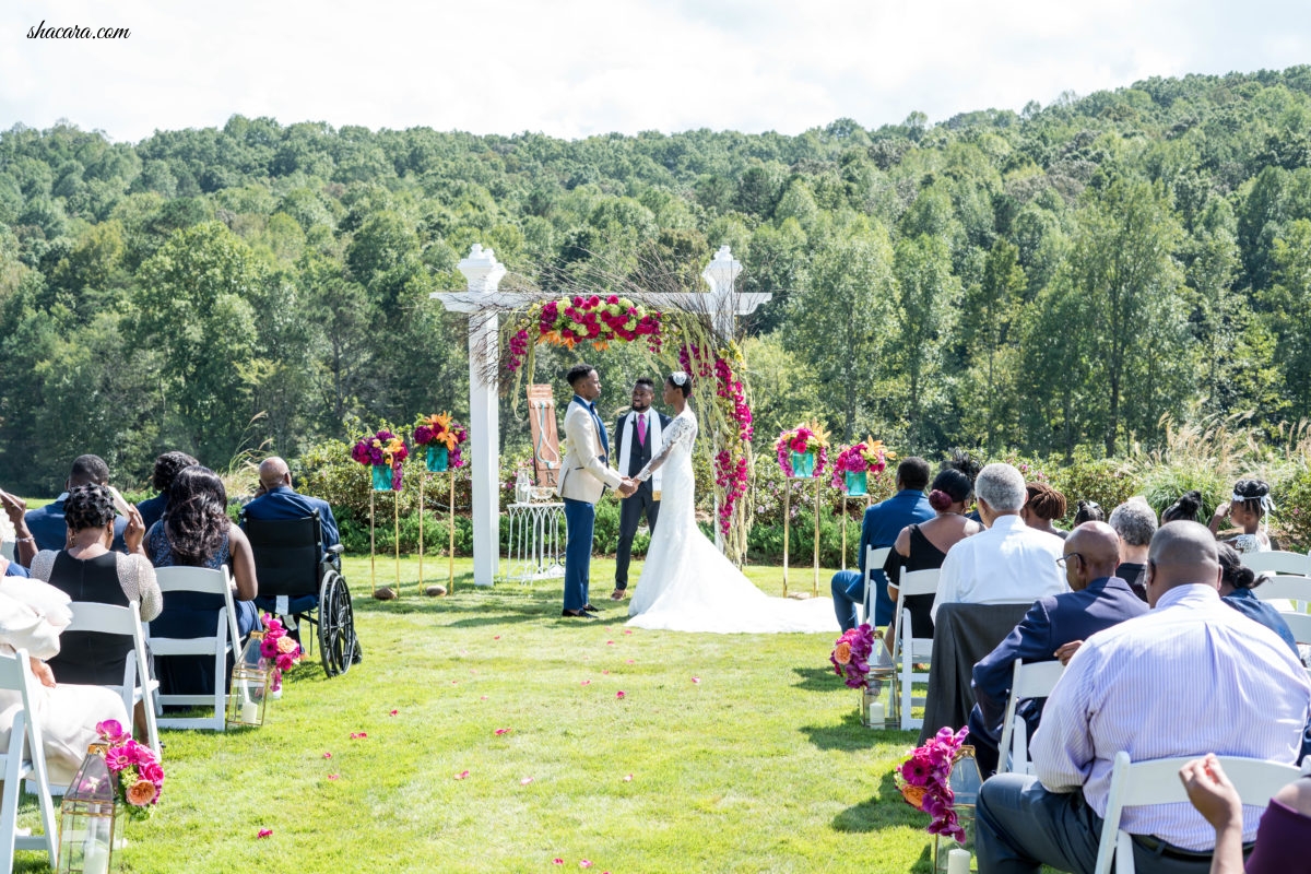 Bridal Bliss: Yaaas, Love! Edna and Eric's Georgia Wedding Just Dripped With Style