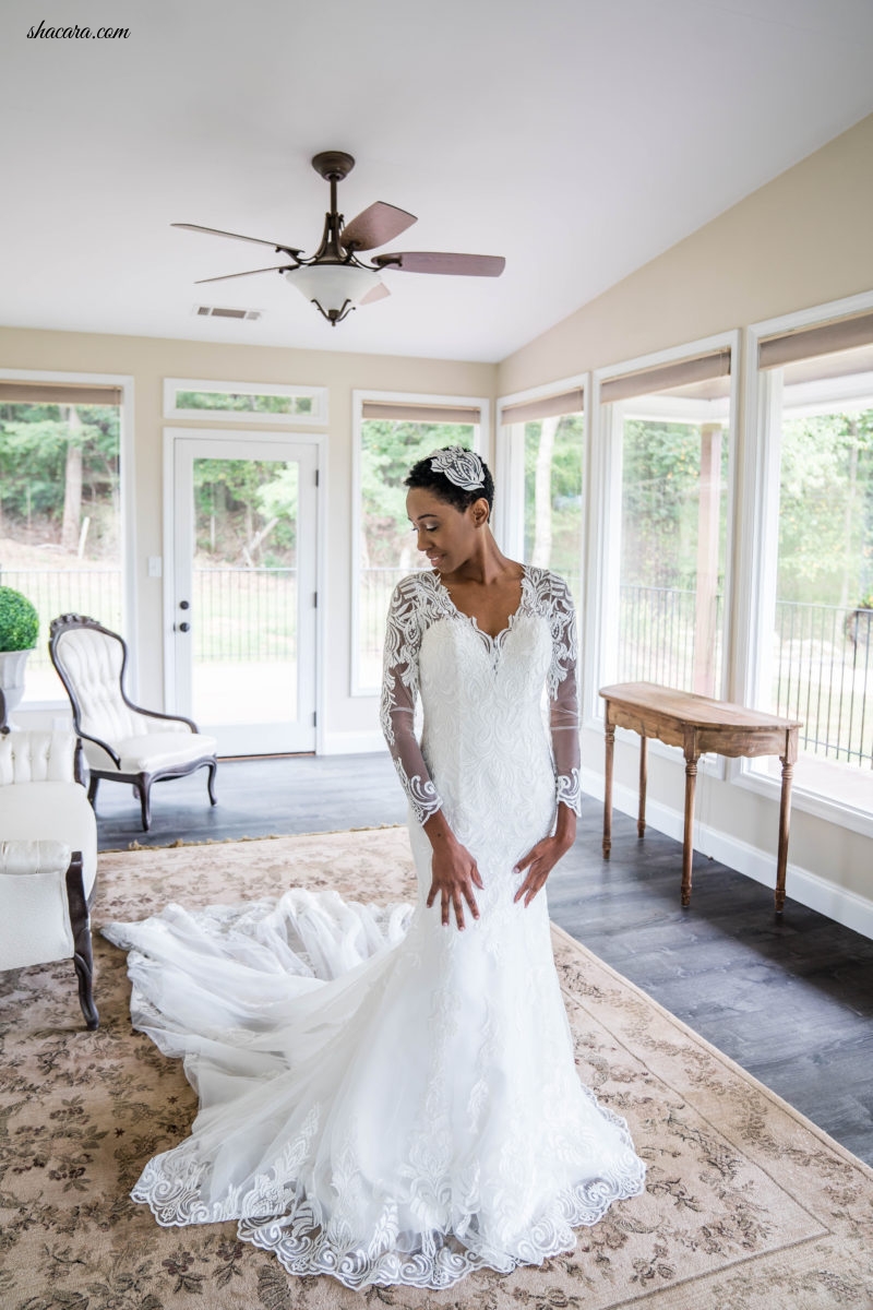 Bridal Bliss: Yaaas, Love! Edna and Eric's Georgia Wedding Just Dripped With Style