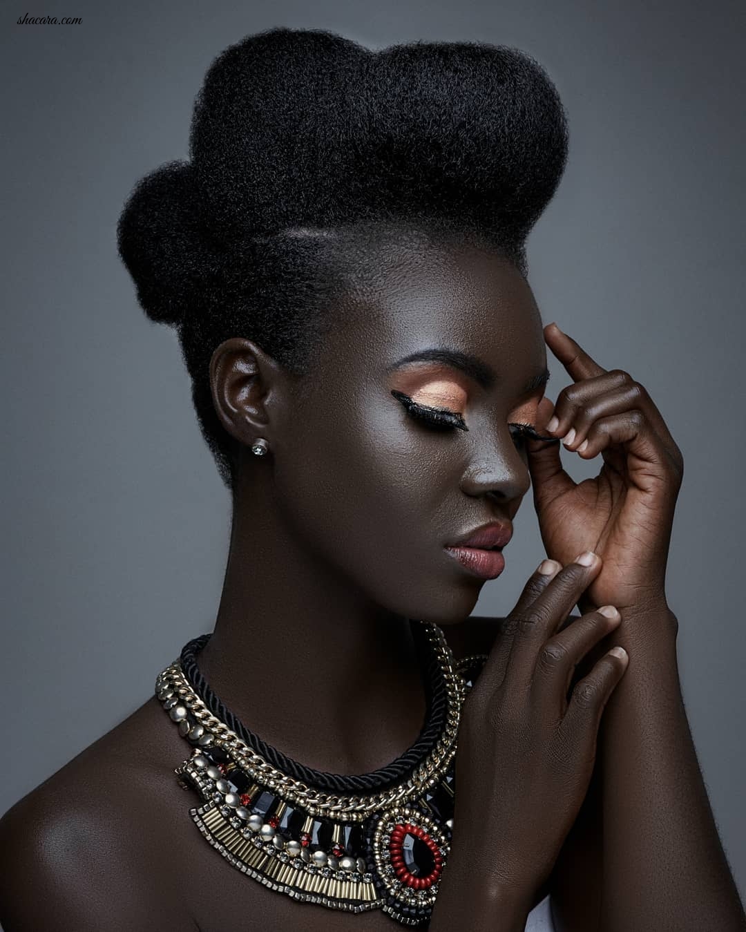 #MODELCRUSH: “My Dark Skin Is A Golden Pass To Jobs” – Black Diamond, Ghana’s Darkest Model