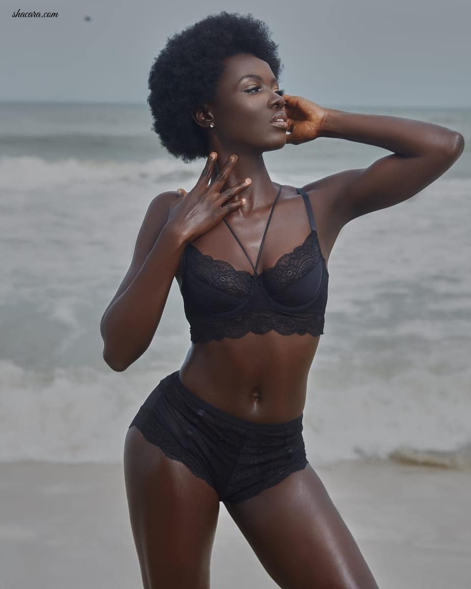 #MODELCRUSH: “My Dark Skin Is A Golden Pass To Jobs” – Black Diamond, Ghana’s Darkest Model