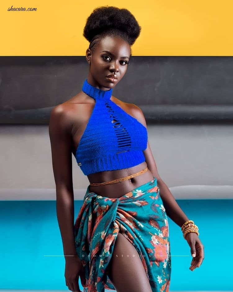 #MODELCRUSH: “My Dark Skin Is A Golden Pass To Jobs” – Black Diamond, Ghana’s Darkest Model