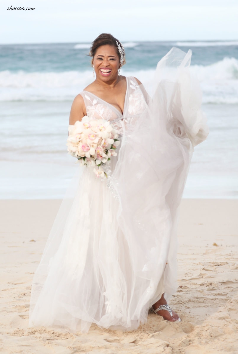 Bridal Bliss: Dorian and Darryl Did It Their Way With This Laid-Back Beach Wedding