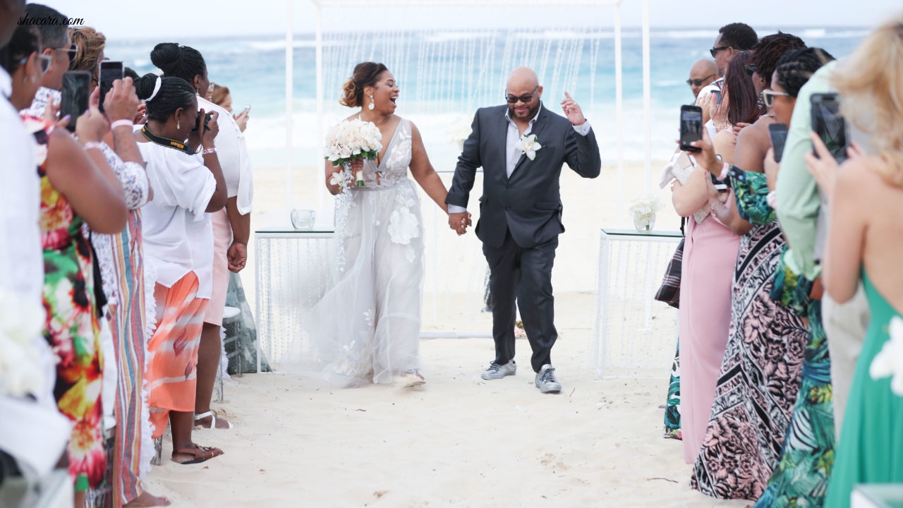 Bridal Bliss: Dorian and Darryl Did It Their Way With This Laid-Back Beach Wedding