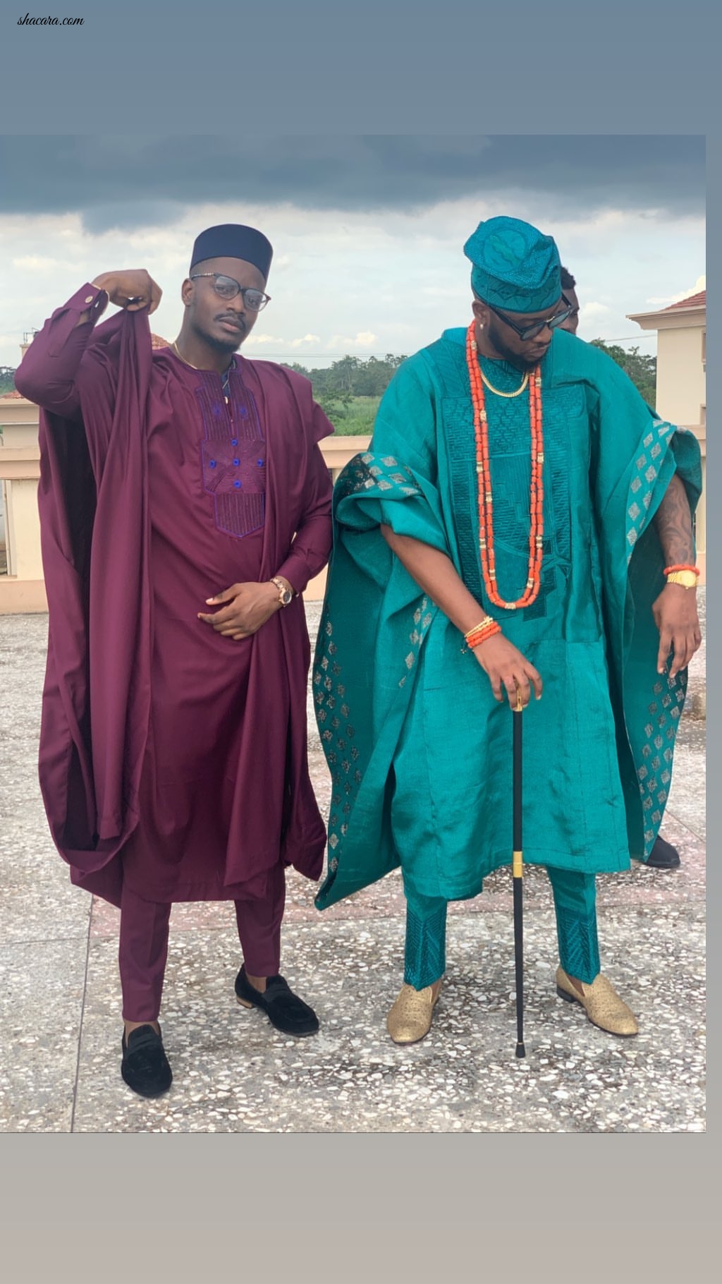 #BBNaija Stars came through for BamBam & Teddy A – See All the Aso-Ebi Moments from #BamTeddy