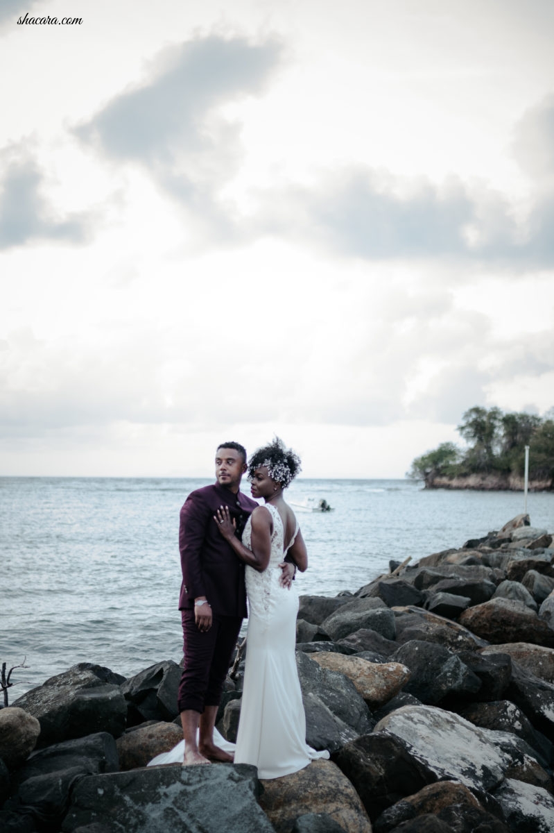 Bridal Bliss: Candice and Hassan Looked Like Royalty At Their St. Lucia Wedding