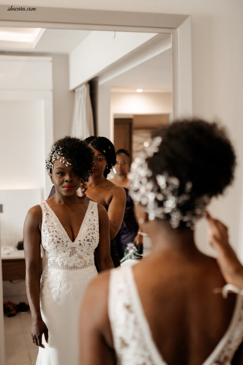 Bridal Bliss: Candice and Hassan Looked Like Royalty At Their St. Lucia Wedding