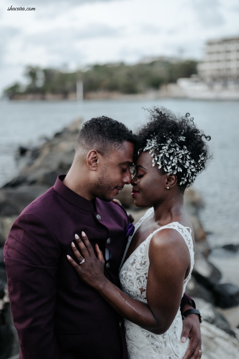 Bridal Bliss: Candice and Hassan Looked Like Royalty At Their St. Lucia Wedding