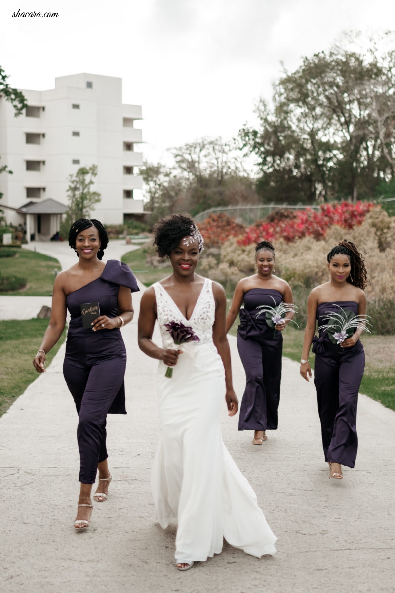 Bridal Bliss: Candice and Hassan Looked Like Royalty At Their St. Lucia Wedding