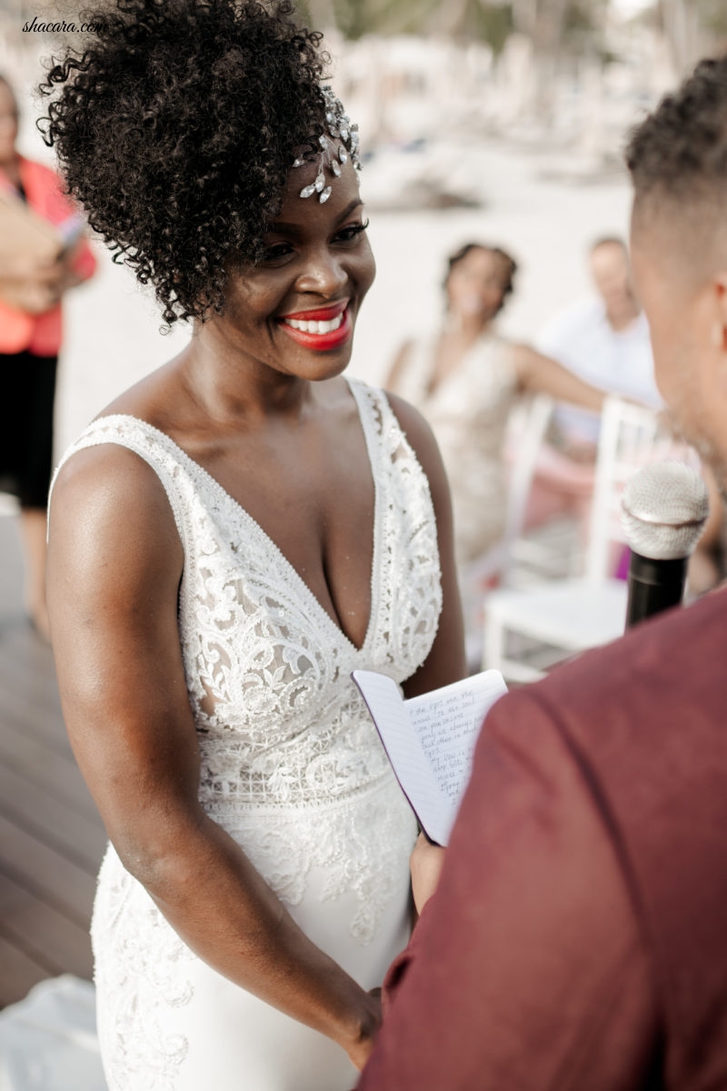 Bridal Bliss: Candice and Hassan Looked Like Royalty At Their St. Lucia Wedding