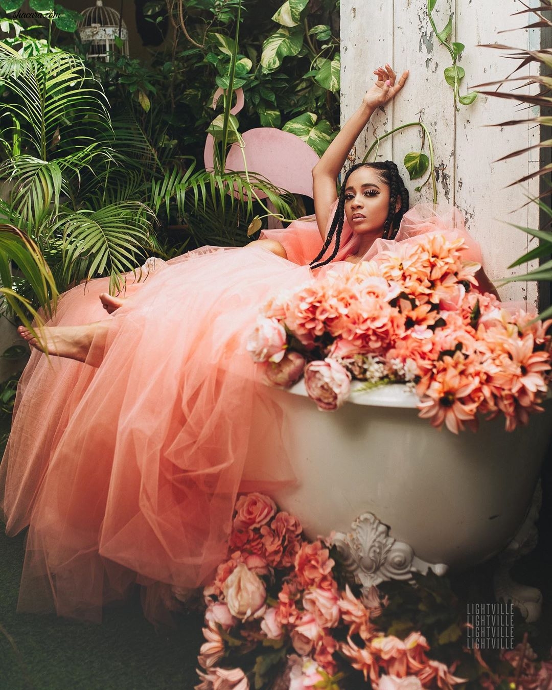 Ghanaian Star Sister Deborah Looks Like A Fairytale Princess In Her 36th Birthday Photoshoot