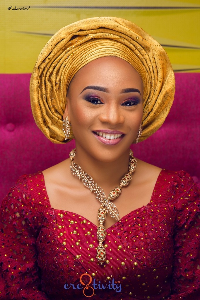 Perfect Traditional Jewellery! Sika Osei & Atinuke Solanke Gorgeous Yoruba Brides For Gbenga ArtSmith